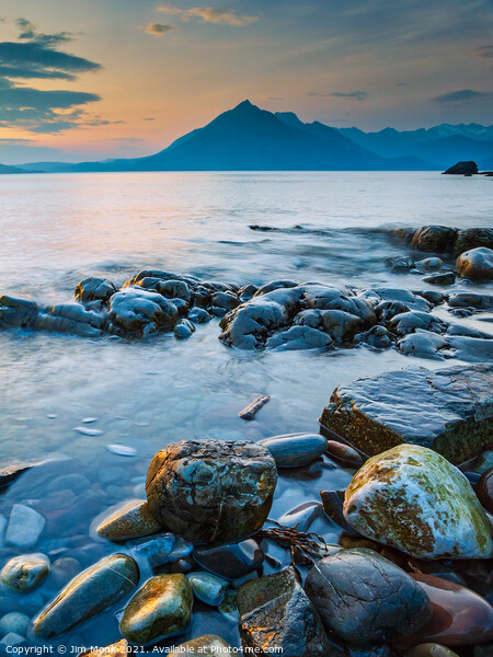Elgol Sunset, Isle of Skye Picture Board by Jim Monk