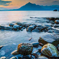 Buy canvas prints of Elgol Sunset, Isle of Skye by Jim Monk