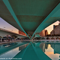 Buy canvas prints of Under the Monteolivete Bridge, Valencia by Jim Monk