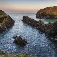 Buy canvas prints of Sunrise at Abereiddy, Pembrokeshire by Jim Monk