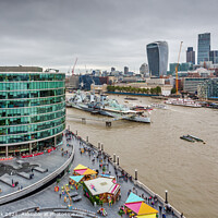 Buy canvas prints of London Skyline from the South Bank by Jim Monk