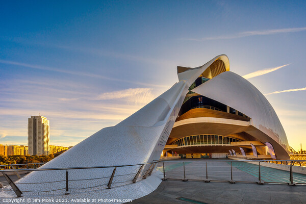 City of Arts and Sciences, Valencia. Picture Board by Jim Monk