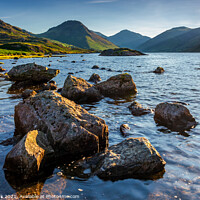Buy canvas prints of Wast Water in the Lake District by Jim Monk
