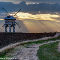 Buy canvas prints of Chesterton Windmill Sun Rays by Jim Monk