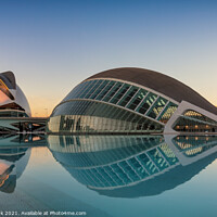 Buy canvas prints of City Reflections, Valencia by Jim Monk