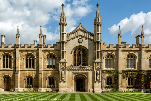 Corpus Christi College, Cambridge University Picture Board by Jim Monk