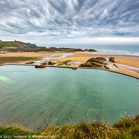 Buy canvas prints of Bude Sea Pool by Jim Monk