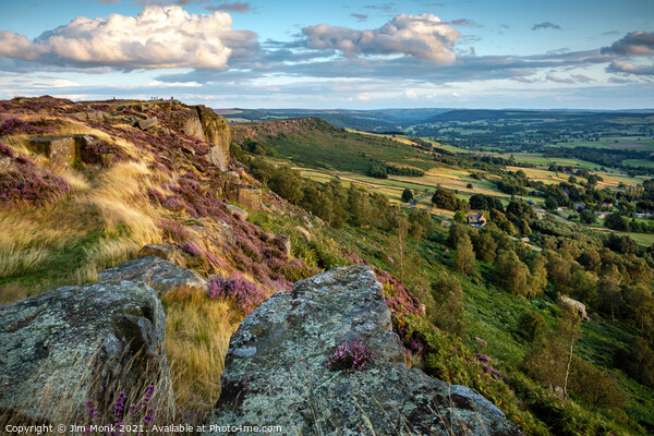  Curbar Edge, Peak District Picture Board by Jim Monk