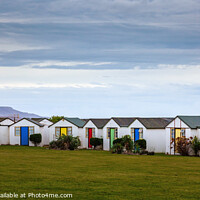 Buy canvas prints of Brighstone Chalets, Isle of Wight by Jim Monk