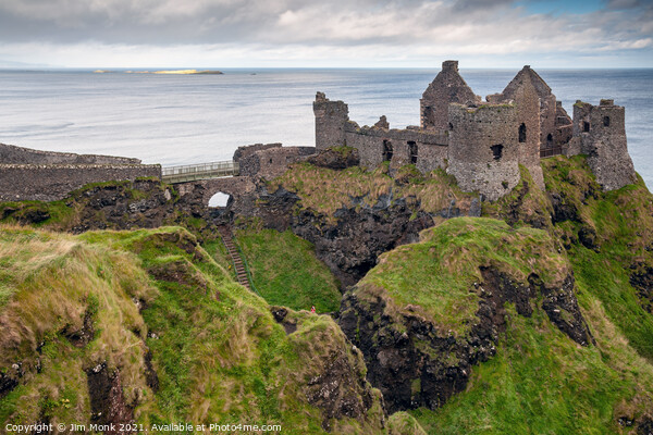 Dunluce Castle, Northern Ireland Picture Board by Jim Monk