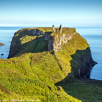 Buy canvas prints of Dunseverick Castle Northern Ireland by Jim Monk