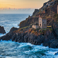 Buy canvas prints of Botallack Mine Sunset by Jim Monk