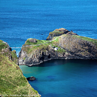 Buy canvas prints of Carrick-a-Rede, Northern Ireland by Jim Monk