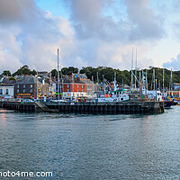 Buy canvas prints of Padstow Harbour Panorama by Jim Monk