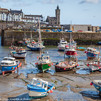 Buy canvas prints of Porthleven Harbour  by Jim Monk