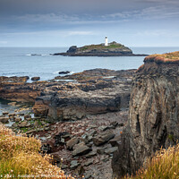 Buy canvas prints of Godrevy Lighthouse, Cornwall by Jim Monk