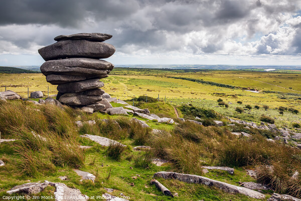 The Cheesewring, Bodmin Moor Picture Board by Jim Monk