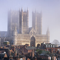 Buy canvas prints of Lincoln Cathedral Skyline by Tony Gaskins