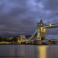 Buy canvas prints of Tower Bridge, London by Night by Tony Gaskins