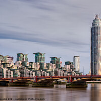 Buy canvas prints of Vauxhall Bridge, London by Tony Gaskins