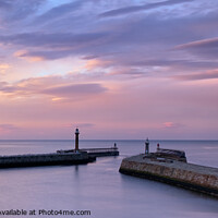 Buy canvas prints of Evening Light, Whitby Harbour by Tony Gaskins