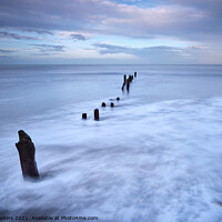 Buy canvas prints of Rising Tide, Sandsend North Yorkshire #2 by Tony Gaskins