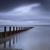 Buy canvas prints of Waiting for the tide, Lincolnshire coast by Tony Gaskins