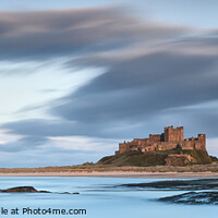 Buy canvas prints of Approaching Storm, Bamburgh Castle  by Tony Gaskins