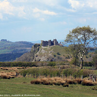 Buy canvas prints of Carreg Cennen by Glyn Evans