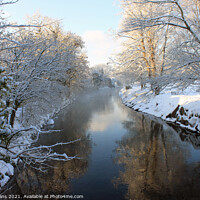Buy canvas prints of Winter morning. by Glyn Evans