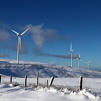 Buy canvas prints of Wind Turbines. by Glyn Evans