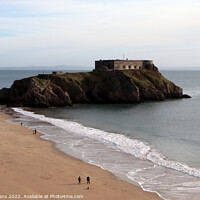 Buy canvas prints of St Catherine's Island, Tenby by Glyn Evans