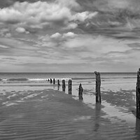 Buy canvas prints of Brancaster Beach by Simon Curtis