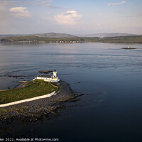 Buy canvas prints of Fladda Lighthouse Scotland by Kevin Allen