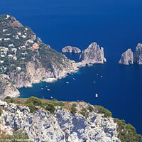 Buy canvas prints of Blue Grotto, Capri, Italy by Geraint Tellem ARPS