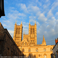 Buy canvas prints of Lincoln Cathedral, West front, Lincolnshire UK by Geraint Tellem ARPS
