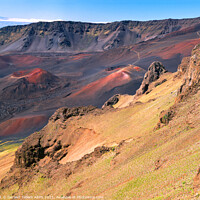 Buy canvas prints of Haleakala volcanic crater, Maui, Hawaii, USA by Geraint Tellem ARPS