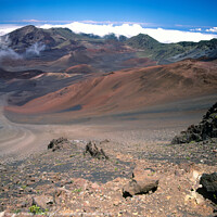 Buy canvas prints of Haleakala volcanic crater, Maui, Hawaii, USA by Geraint Tellem ARPS
