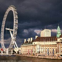 Buy canvas prints of London Eye, London, UK by Geraint Tellem ARPS