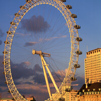 Buy canvas prints of London Eye, London, England, UK by Geraint Tellem ARPS