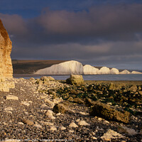 Buy canvas prints of Seven Sisters from Cuckmere Haven, East Sussex, England, UK by Geraint Tellem ARPS