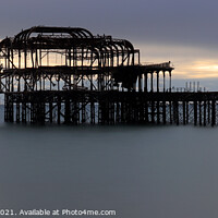 Buy canvas prints of West Pier, Brighton, East Sussex, UK by Geraint Tellem ARPS