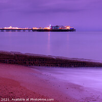 Buy canvas prints of Brighton beach and pier, East Sussex, UK by Geraint Tellem ARPS