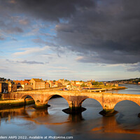 Buy canvas prints of Old Bridge, Berwick-upon Tweed, Northumberland, UK by Geraint Tellem ARPS