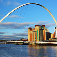 Buy canvas prints of Gateshead Millennium Bridge, Newcastle upon Tyne,  by Geraint Tellem ARPS