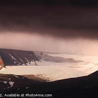 Buy canvas prints of Mountains and glaciers near Longyearbyen, Spittsbergen, Svalbard, Norway by Geraint Tellem ARPS
