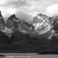Buy canvas prints of Torres and Cuernos, Torres del Paine, Patagonia, Chile, S. America by Geraint Tellem ARPS