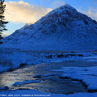 Buy canvas prints of Buachaille Etive Mor and River Etive, Highland Scotland  by Geraint Tellem ARPS