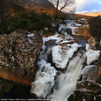 Buy canvas prints of River Coupall in winter, Glencoe Highland, Scotland by Geraint Tellem ARPS