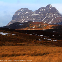 Buy canvas prints of Suilven mountain, Assynt, Highland, Scotland by Geraint Tellem ARPS